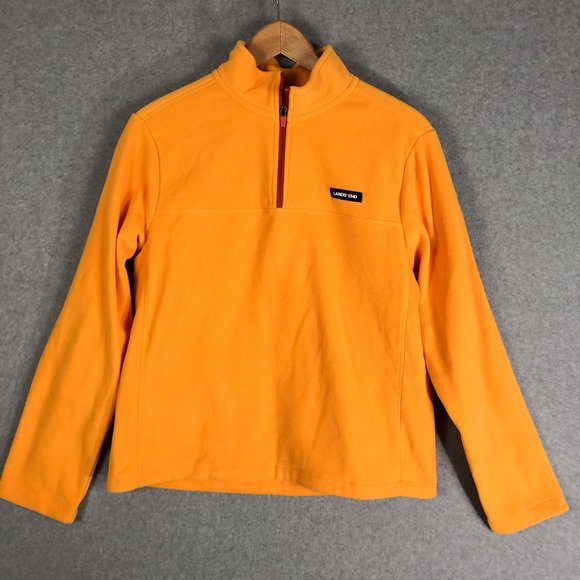 Lands' End Other - Lands End Yellow Quarter Zip Fleece Size Medium
